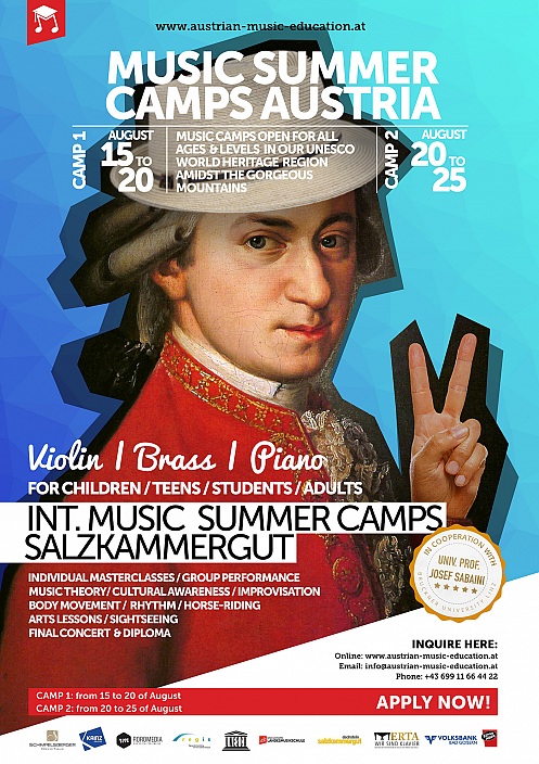 MUSIC SUMMER CAMP SUMMER 2017 AUSTRIA